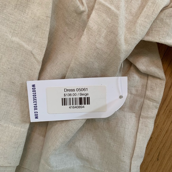 HAY oversized linen babydoll dress - Picture 3 of 3